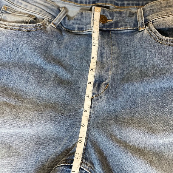 Love & Legend Frayed Hem Skinny Jeans - Size 20 - Picture 11 of 13